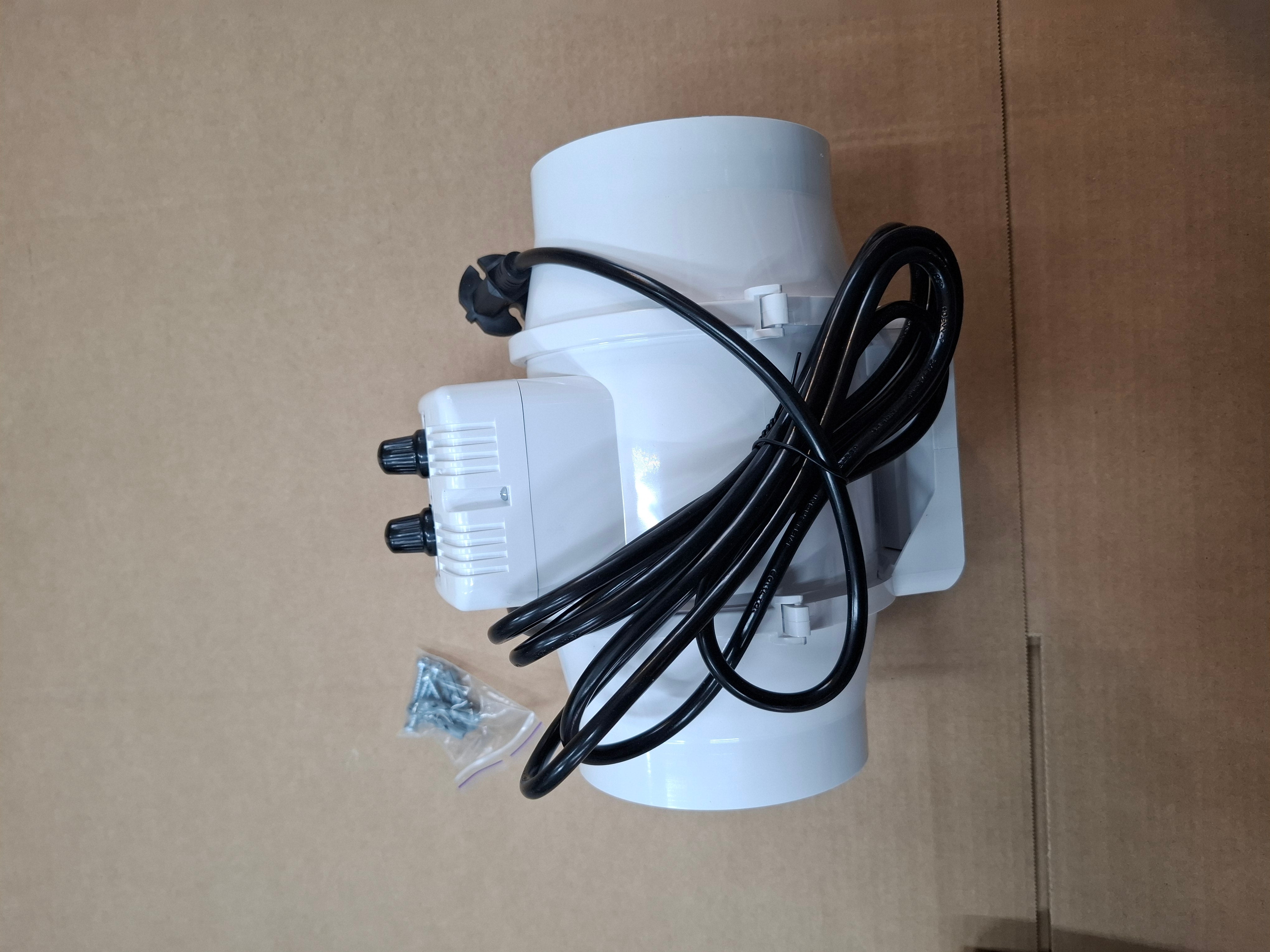 S-Vent TT125U Rohrventilator mit Fancontroller