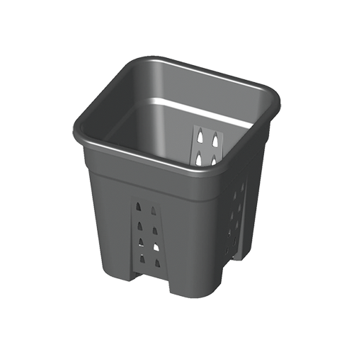 Pot rectangular 15 x 15 x 20 cm 3 4L