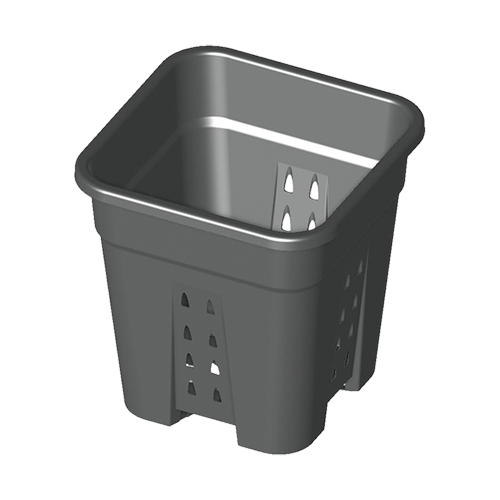 Rectangular pot 15 x 15 x 20 cm 3.5L
