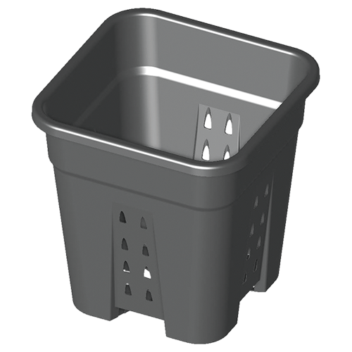 Rectangular pot 22 x 22 x 26 cm 11L