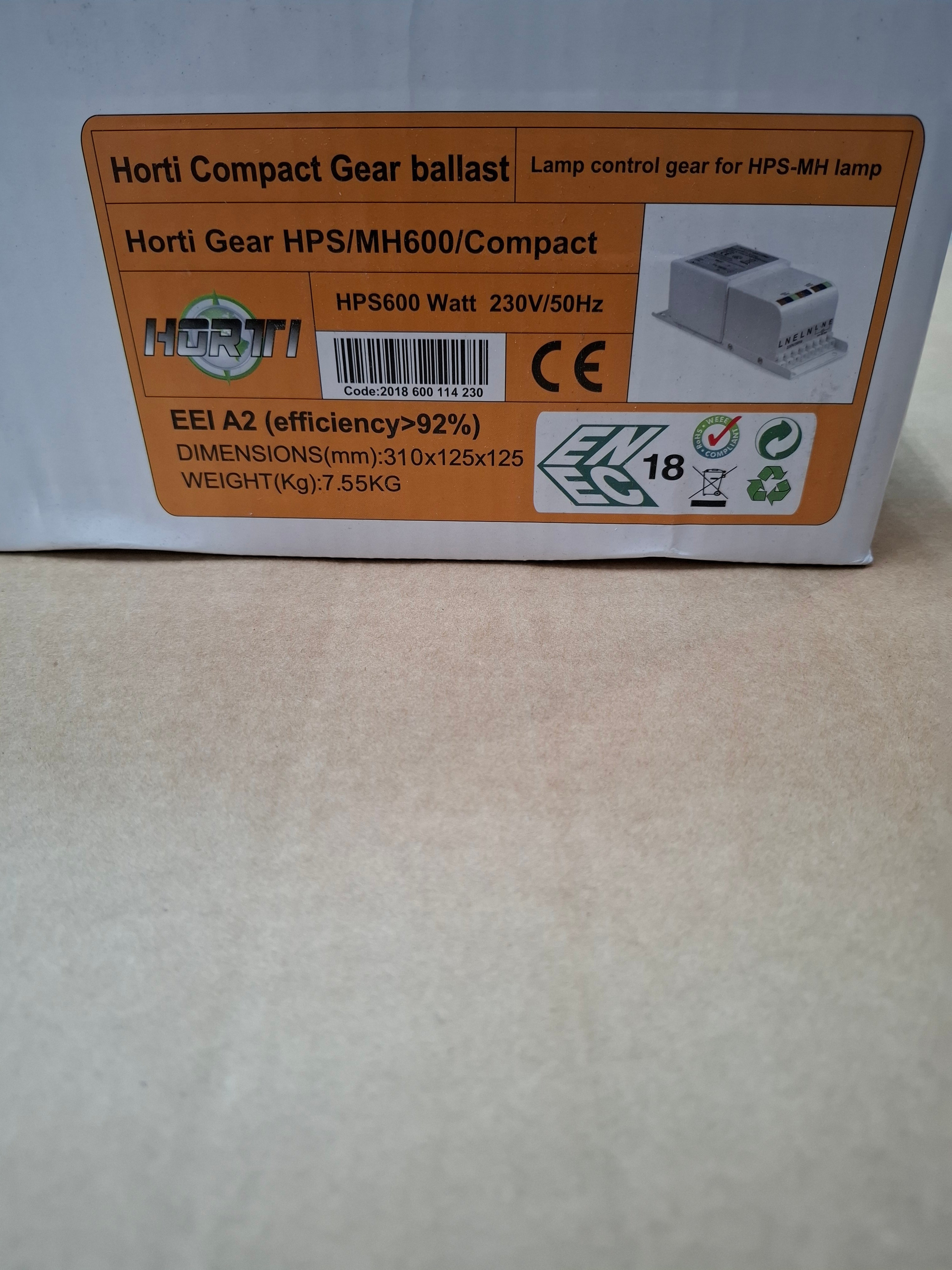 Horti Gear Compact Vorschaltgerät 600 W